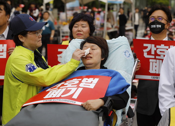 간호조무사협회장 “간호사와 간호조무사 사이에는 ‘신분제’가 있다”