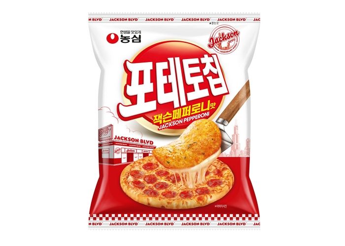 짭짤·고소 ‘미국식 피자맛’ 담은 농심 포테토칩 신제품 ‘잭슨페퍼로니맛’