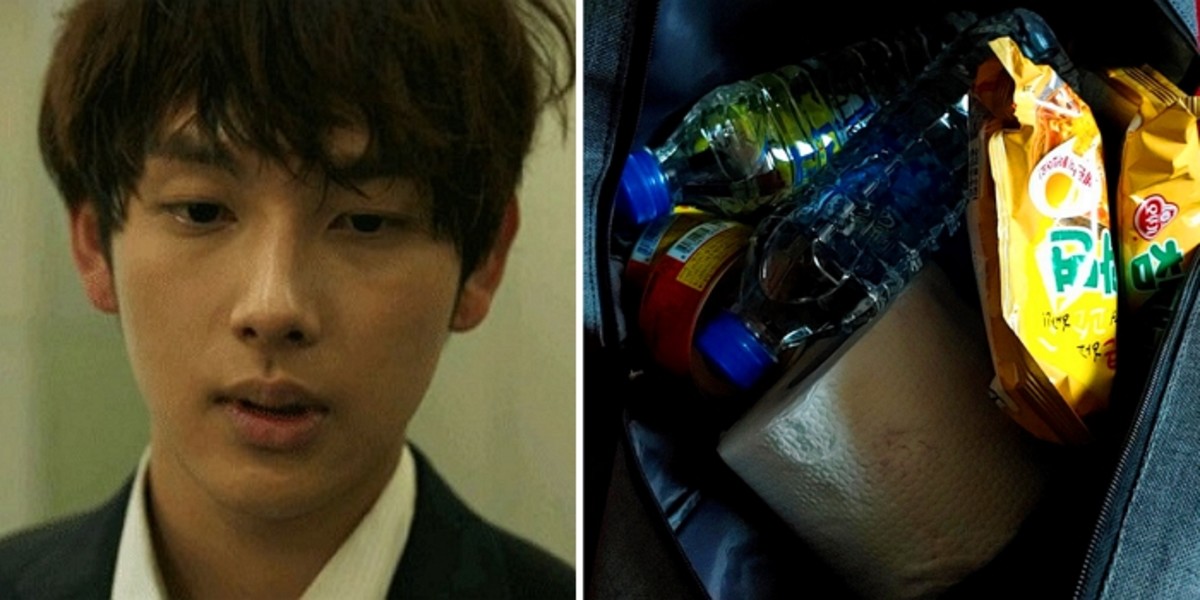 새벽부터 대피하란 재난문자 받은 남성이 황급히 싼 생존물품 클라스 (인증 사진)
