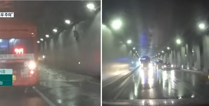 “오송 지하차도 겨우 나와”... 침수 직전 역주행해 극적으로 탈출한 운전자 (영상)