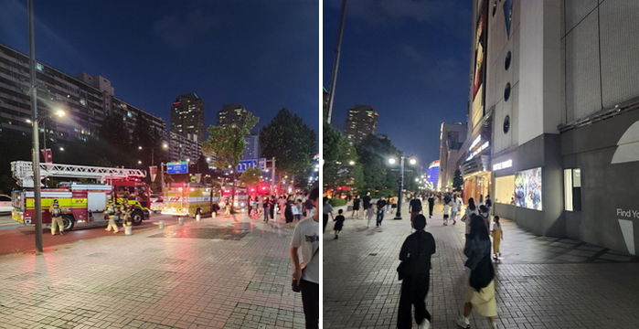 잠실 롯데백화점 화재 발생...백화점·롯데월드 이용객 긴급 대피