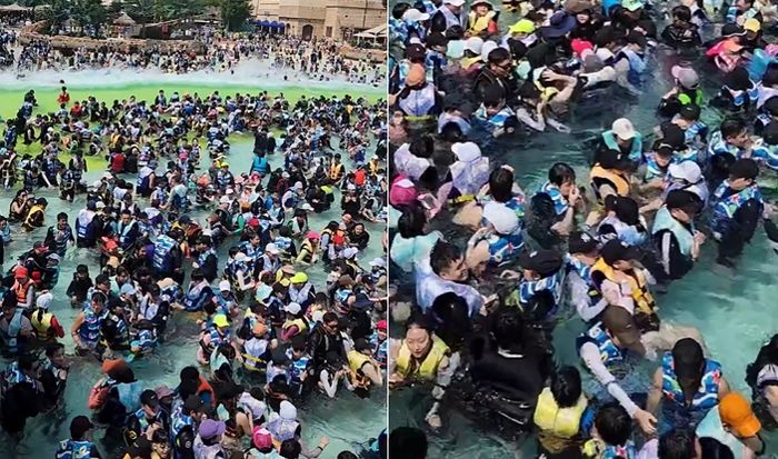 캐리비안베이 놀러 갔다가 ‘인간 파도’에 휩쓸려 참교육 당하고 왔습니다 (영상)