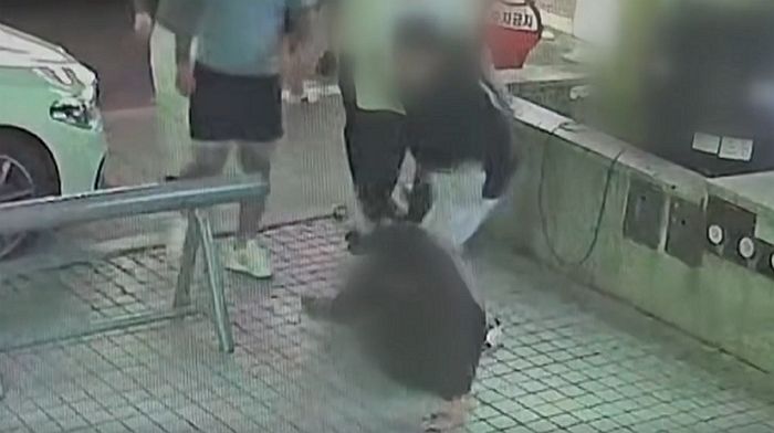 강남 한복판서 주차시비 붙자 8명 우르르 달려와 차주 집단 폭행한 폭력배들 (+영상)