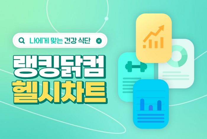 280만 회원 데이터에 기반한 ‘랭킹닭컴 헬시차트’ 기획전