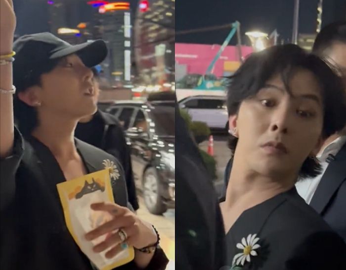 “지드래곤이 제가 들고 있던 빈 종이를 자기 선물인 줄 알고 가져가버렸습니다”