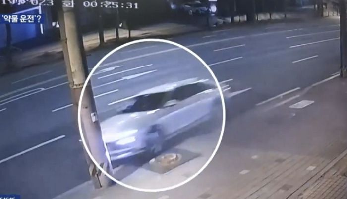 또 마약 사고...강남서 역주행하다 전봇대 들이받은 20대 운전자 ‘대마 양성’