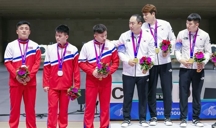 한국이 사격 싹쓸이하자 ‘노골드’ 북한 대표팀 ‘초비상’ 걸린 이유