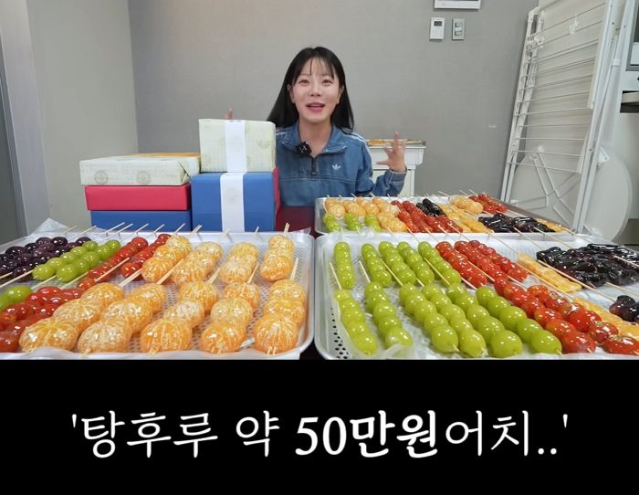 겁 없이 ‘탕후루 100개’ 먹방 도전한 유튜버...보는 사람 간담이 서늘해진다 (+영상)