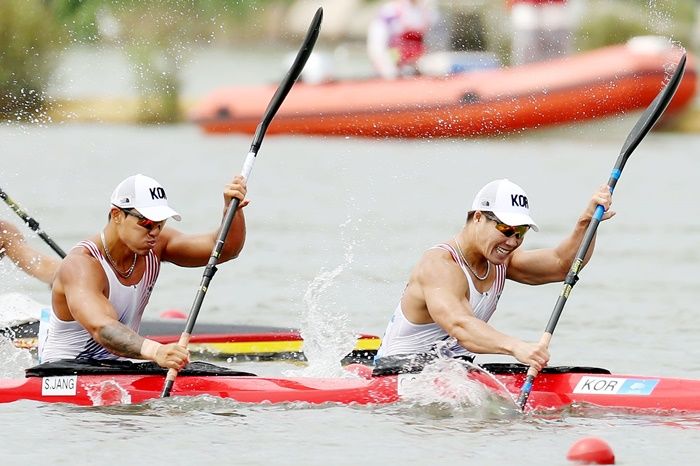 한국 남자 카누, 카약 더블 이어 4인승 500m도 ‘은메달’