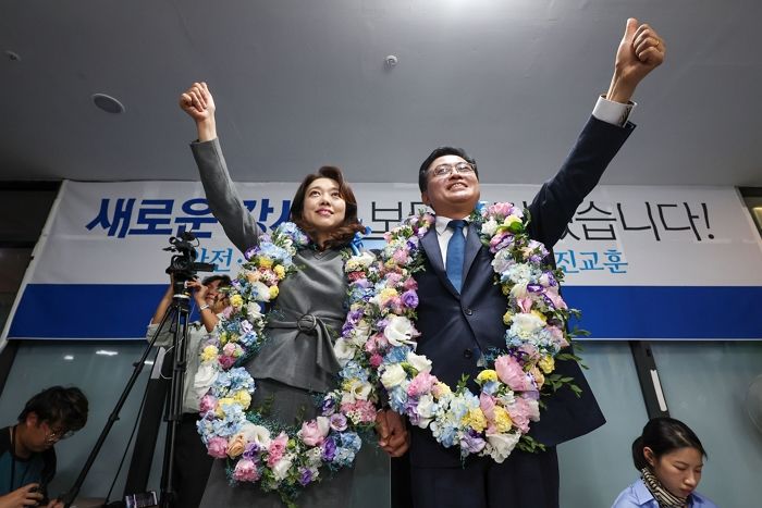 “이재명 단식투혼 통했다” 민주당, 강서구청장 보궐선거 압승...진교훈 당선