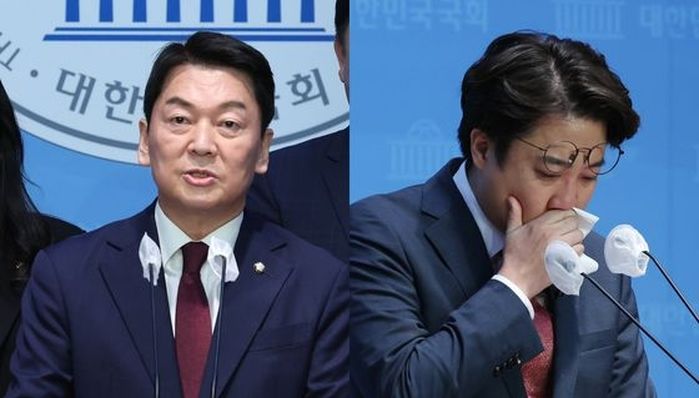 안철수, 눈물 흘린 이준석에 “악마의 눈물쇼, 탈당하려는 잔꾀 보인다” 맹공