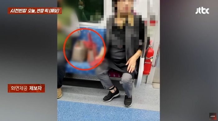 출근길 부산 지하철서 ‘임산부석’ 앉아 옆자리 맡아둔 아줌마...서있는 임신부 보고도 ‘무시’ (영상)