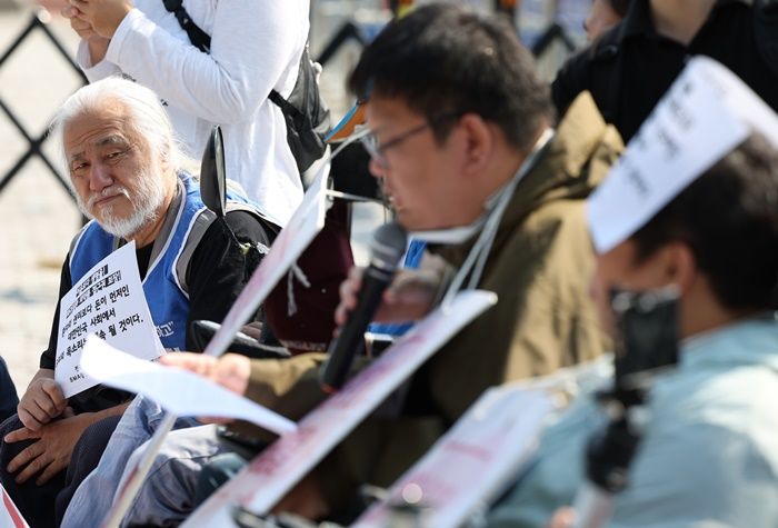 전장연 “국민이 옳다면 전장연도 옳다”...지원예산 달라 촉구
