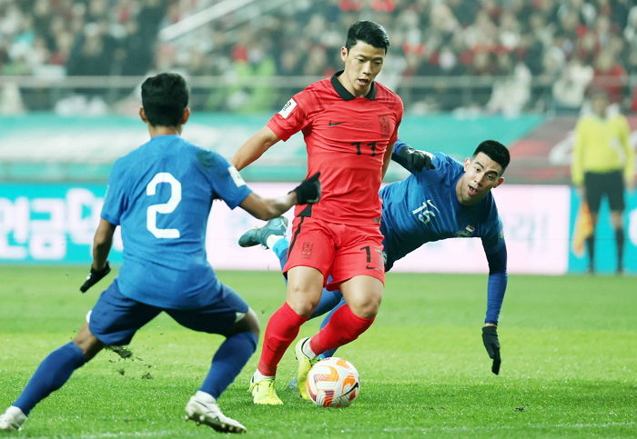 “손흥민·이강인 골 파티 터졌다”...대한민국 축구대표팀, 싱가포르 상대로 5-0 대승