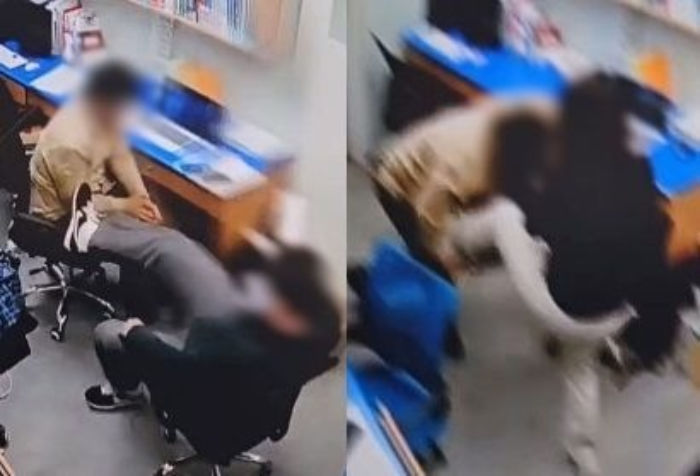 25세 여강사까지 가담해 학원생들 충격받게 한 ‘인천 학원 강사 집단폭행’ 사건 (영상)