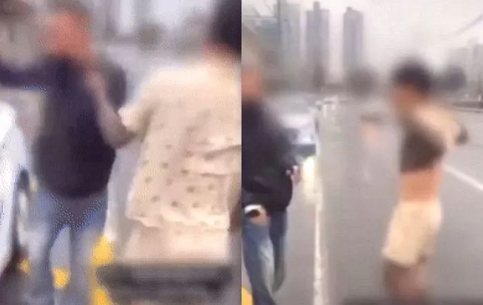 택시기사 폭행한 ‘문신남’, 전직 종합격투기 선수 앞에선 ‘무릎’ 꿇었다