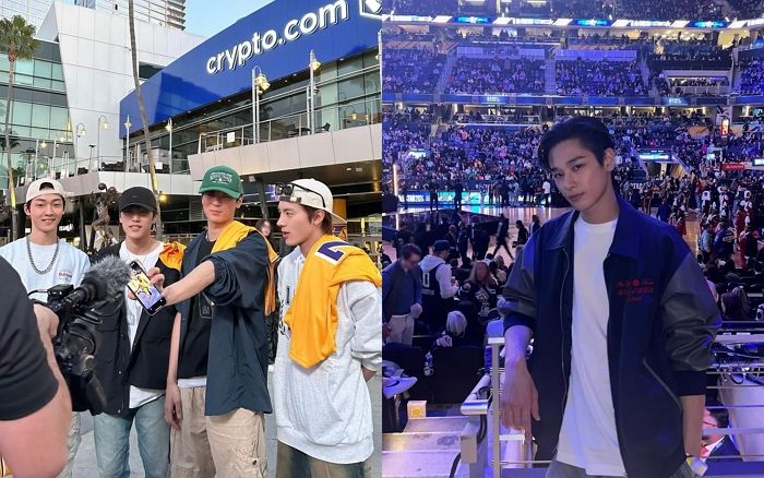 더보이즈, NBA 신상 입고 올스타 위크엔드 참여