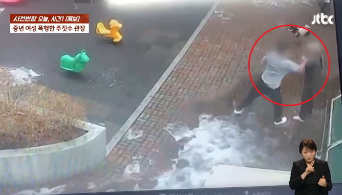 애견 동호회 여성들이 놀이터에서 담배 피우자 창문으로 뛰어내려와 폭행한 주짓수 관장 (영상)