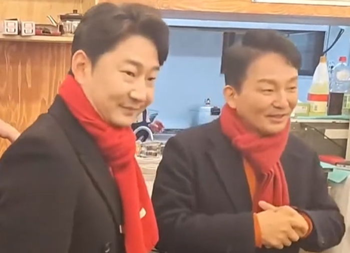 “밥맛 없게. 저리 가라!”...인천 계양구 갈빗집서 욕 먹은 원희룡·이천수 반응 (영상)