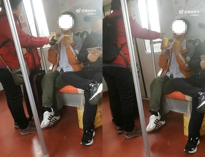 지하철 교통약자석에 앉은 남학생에 ‘신분증’ 나이 보여주며 비켜라 소리 지른 아줌마 (영상)