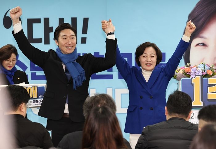‘백범 김구 증손자’ 김용만 당선...‘경기 하남을’서 과반 득표