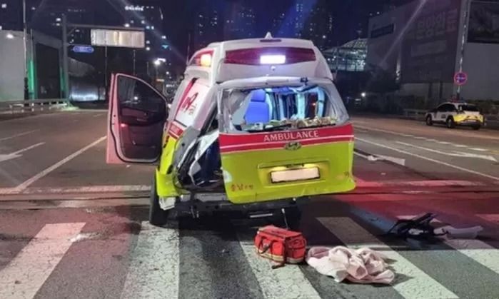시속 60km 도로서 134km 질주하다가 구급차 들이받아 5명 사상자 낸 BMW 운전자, 징역 5년 선고