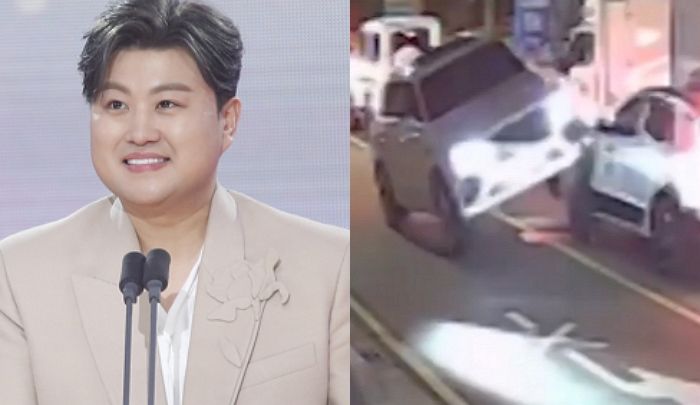 ‘뺑소니 입건’ 김호중, 운전자 바꿔치기·음주 여부 조사...사고 CCTV 영상 봤더니