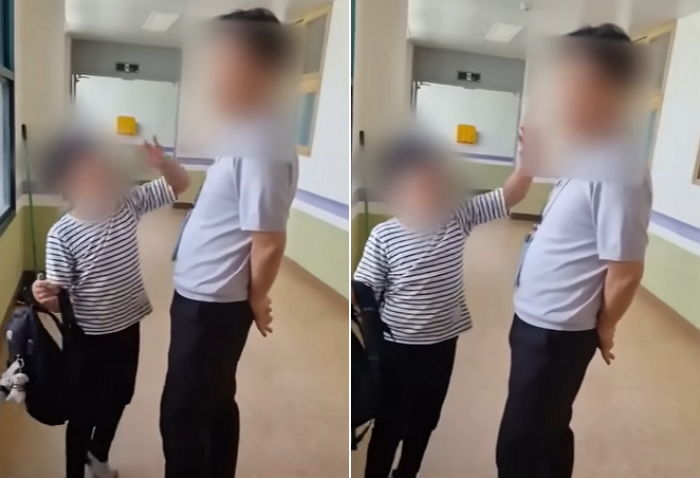 교감 ‘따귀’ 때리며 침뱉고 “개XX야” 상욕한 초등학생...선생님은 ‘뒷짐’만 졌다 (영상)