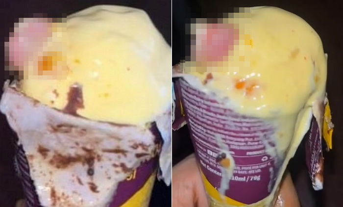 땅콩인 줄 알고 씹었는데...배달시킨 아이스크림에서 발견된 ‘사람 손가락’