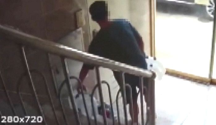 이 무거운 걸 왜 훔쳐 갔을까... 택배기사가 배송샷 찍자마자 다시 가지고 튄 물건의 정체 (영상)