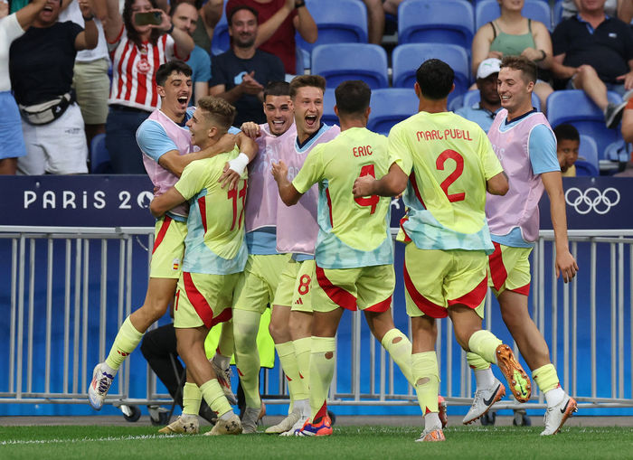 파리 올림픽 축구 ‘금메달’ 노리던 일본, 8강서 스페인 만나 0-3 완패