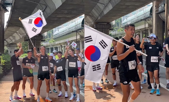 독립유공자 후손 도우려 5년째 81.5km ‘기부 마라톤’ 펼치는 션... 올해 폭염에도 완주