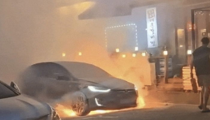 “이래서 차 주인도 포기했군요”... 용인 테슬라 화재 목격담 보니 (영상)