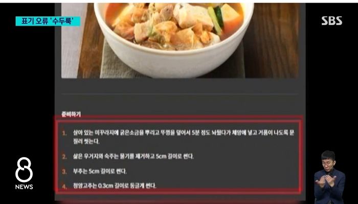 “김치찌개에 미꾸라지 넣어라” 예산 100억 쏟아부은 한식진흥원... 자료는 오류투성이