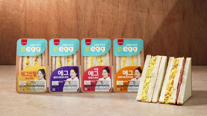 삼립, ‘삐약이’ 탁구 국가대표 신유빈 모델로 한 ‘에그 샌드위치’ 출시