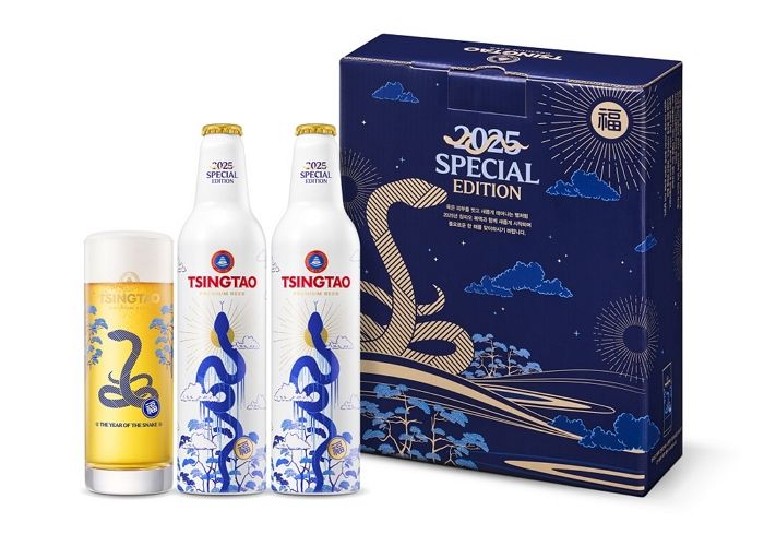칭따오, 풍요로운 한해의 시작 알리는 ‘2025 을사년 복맥 에디션 패키지’ 한정판 출시