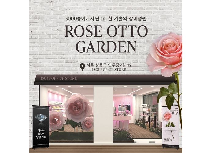 아이소이, 성수에 ‘액체 다이아몬드’ 불가리안 로즈 오일 체험할 수 있는 ‘로즈 오또 가든’ 팝업스토어 오픈
