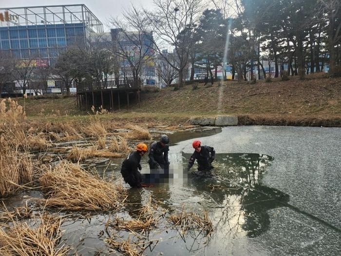 “얼음 속에 사람이”... 경남 진주서 실종 신고됐던 50대, 숨진채 발견