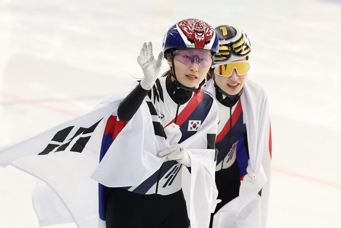 최민정, 하얼빈 동계 아시안게임 쇼트트랙 여자 1000m 金... 김길리는 은메달