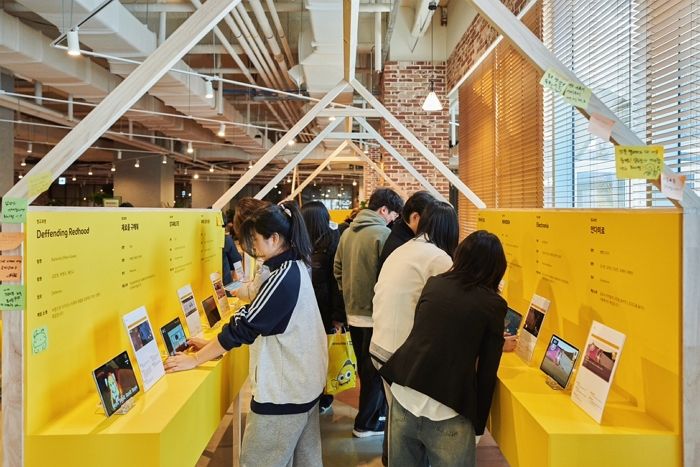 청소년 게임 개발자들의 꿈, 넷마블게임아카데미 전시회에서 만나다