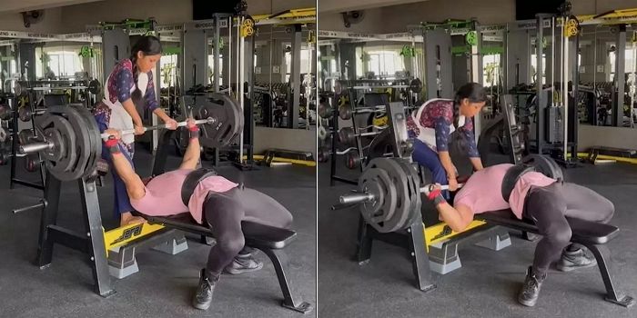 자존심 때문에 165kg 바벨 들고 벤치프레스 하다 목 짓눌린 남성, 아내가 구해 (영상)