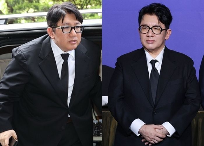 ‘다이어트 성공’해 몰라보게 홀쭉해진 모습으로 포착된 하이브 방시혁 의장