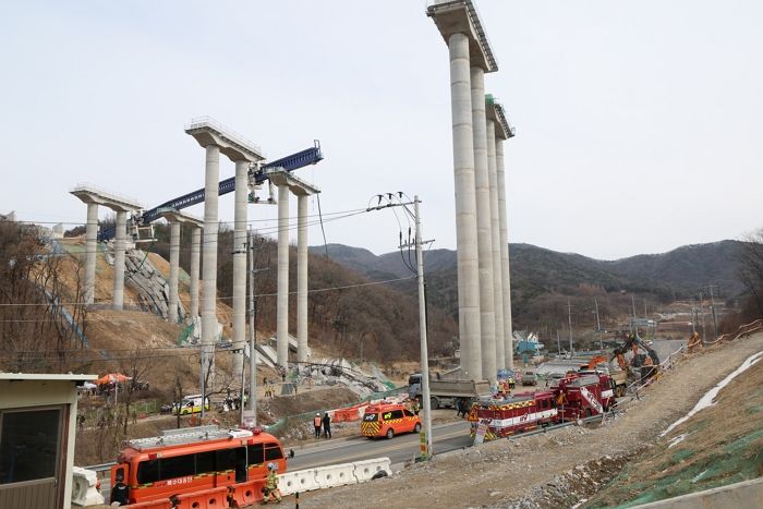 ‘교량 붕괴 사고’ 현장과 같은 공법 적용된 고속도로 3곳, 공사 전면 중지