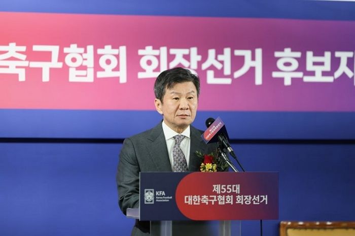 정몽규, 제55대 축구협회장 당선... 2029년까지 4년 더 이끈다