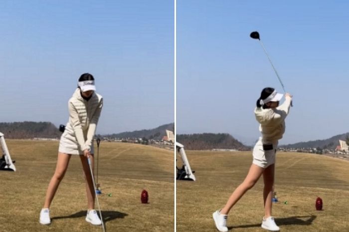 ‘15살 연상’ 사업가와 결혼 후 은퇴한 소희... 깜짝 골프장 근황 알려
