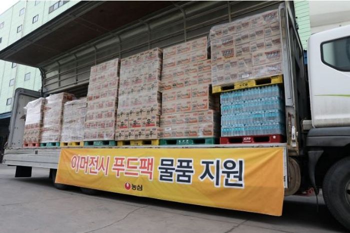 몸과 마음 지쳐가는 산불 이재민들 훈훈하게 만든 ‘농심’의 특별한 선물 꾸러미