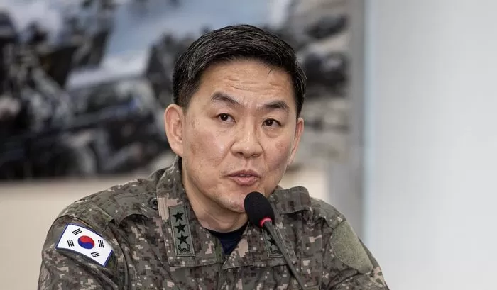이진우 전 수도방위사령부 사령관이 6일 오전 서울 여의도 국회에서 열린 윤석열 정부의 비상계엄 선포를 통한 내란 혐의 진상규명 국정조사특별위원회 제3차 청문회에서 의원 질의에 답변하고 있다. 2025.2.6/뉴스1