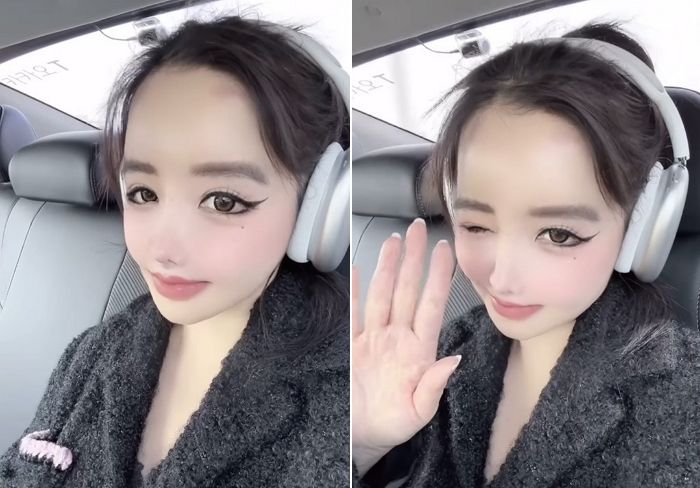 2NE1 박봄, 팬심 녹이는 달콤 ‘윙크’... “카메라 어플 뭐야?”