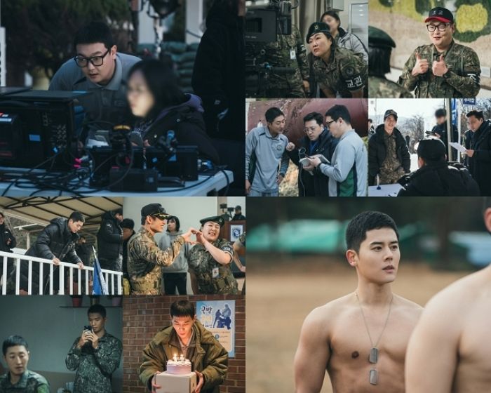 ‘신병3’, 카메라 박 김민호의 진지함부터 김동준 상의 탈의까지... ‘신병즈’ 비하인드컷 공개