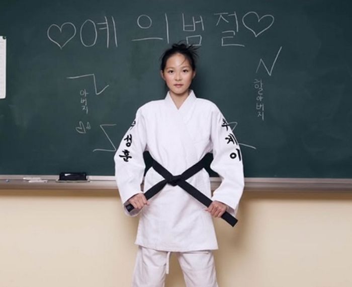 키 173cm까지 큰 사랑이, 할아버지 이름 새긴 유도복 입었다... 아빠 추성훈도 울컥